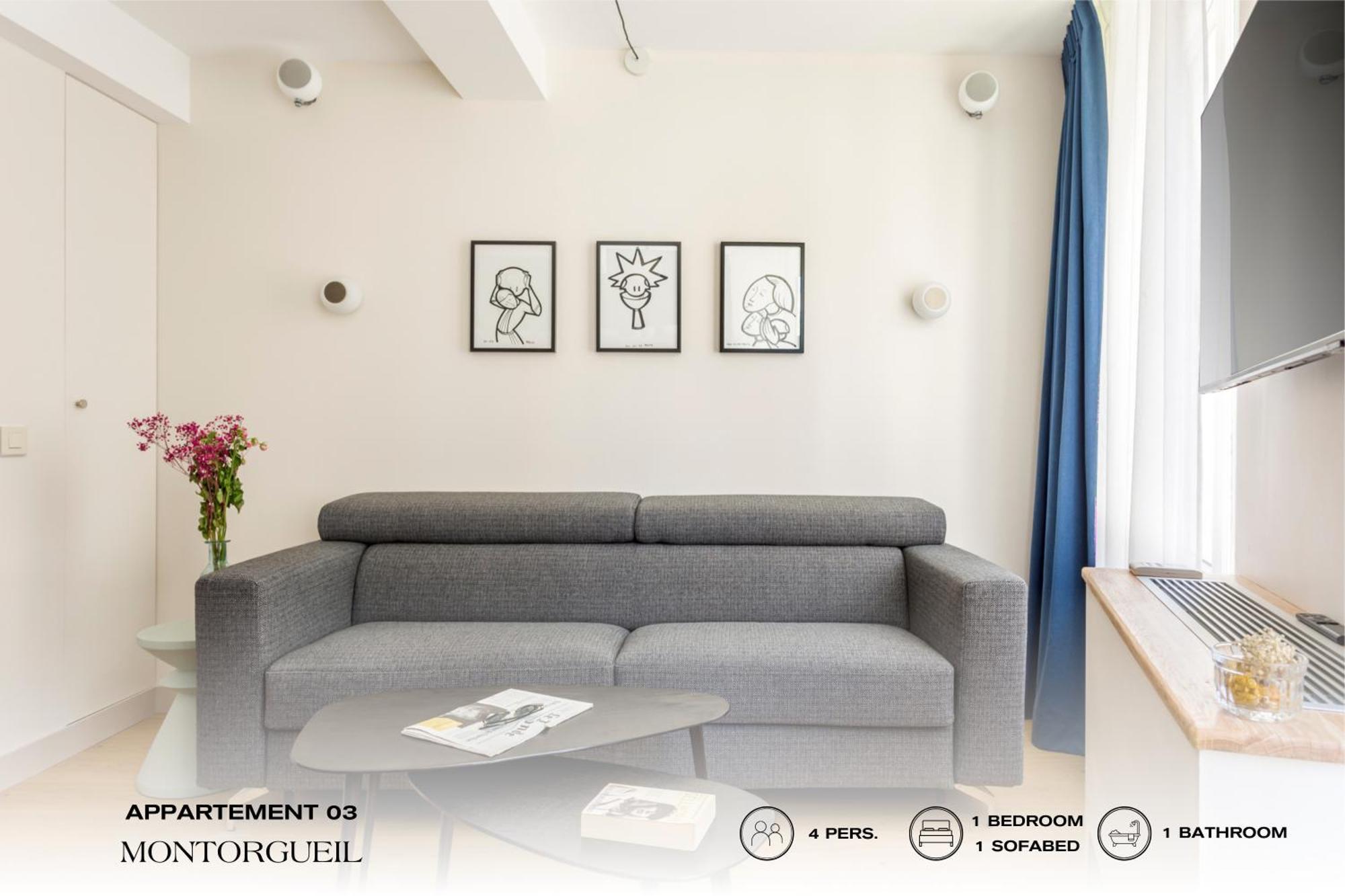 Ferienwohnung Beauquartier - Montorgueil Paris Exterior foto