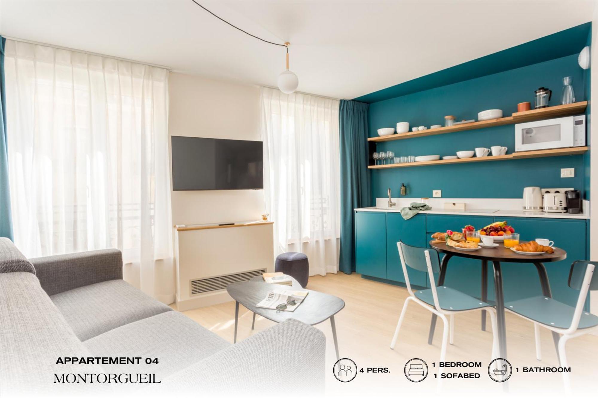 Ferienwohnung Beauquartier - Montorgueil Paris Exterior foto